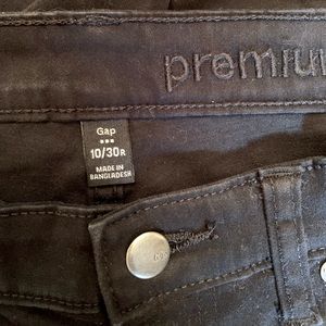 GAP black premium skinny jeans, size 10